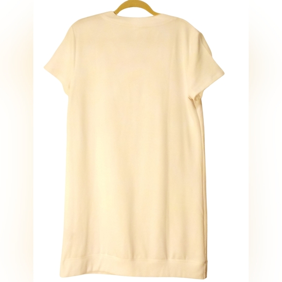 Ideology - NWOT, White Shift Dress, Short Sleeves, Laced Up Front, - Picture 5 of 13